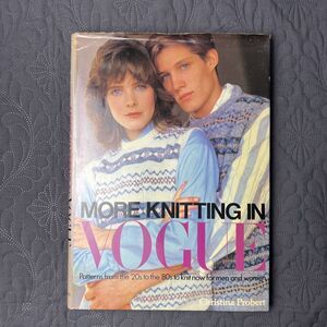 More Knitting in Vogue (Studio Book) by C. Probert, Christina Hardcover 1983 Art